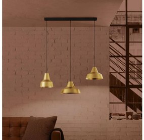 Lustră pe cablu Eglo 390016 SAVARNA 3xE27/40W/230V auriu