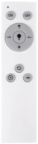 Plafoniera LED CCT cu telecomanda JEFFRY aspect lemn 67359-40 GL