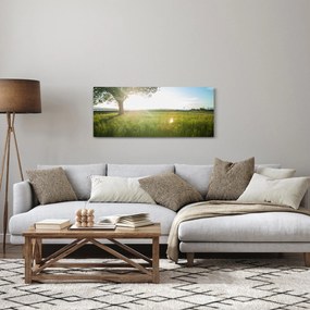 Tablou cu lunca în vară (120x50 cm)