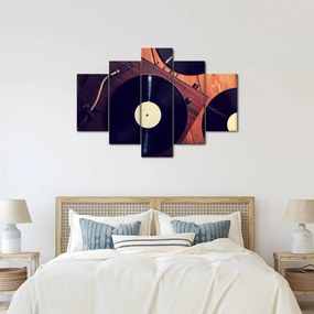 Tablou - Discuri de gramafon (150x105 cm)