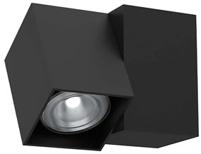 Brosline 2292 - Aplica de perete tip spot CUBE 1xGU10/10W/230V, negru
