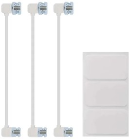Set de extensie 3x panou RGBIC dimabil LED/1,8W/230V Wi-Fi Tuya