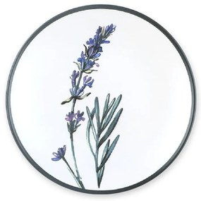 Set 6 farfurii de desert din ceramică My Ceramic Flower, 20 cm