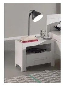 Noptieră pentru copii Vipack Erik, alb
