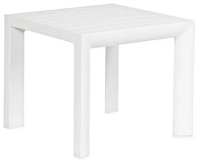 Set 2 masute de cafea pentru gradina, metal, alba, 40x40x35 cm, Cruise Bizzotto