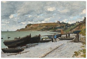 Tablou - Claude Monet, Sainte Adresse, reproducere (90x60 cm)