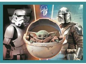 Trefl Puzzle Mandalorian si lumea lui, 4in1 35,48, 54, 70 piese