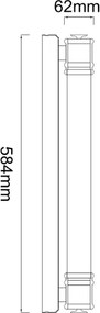 Open Design OR85235 - Lumină LED pentru oglindă OMI, 13W, 230V, 58 cm, IP44, crom lucios