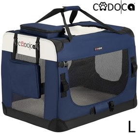 Deuba Geanta portabila pentru caini L 70x52x52cm - albastra