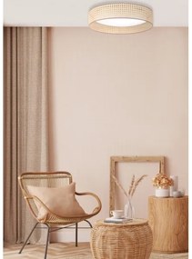 Plafonieră LED Duolla ROLLER LED/24W/230V d. 45 cm ratan