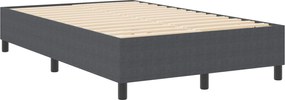 vidaXL Cadru de pat platformă Gri închis 120 x 190 cm