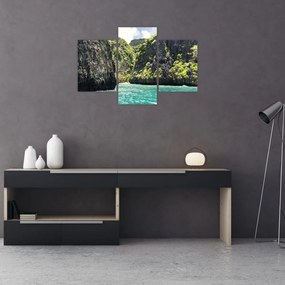 Tablou cu râu montan (90x60 cm)