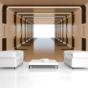 Fototapet - 3D tunel (254x184 cm), în 8 de alte dimensiuni noi