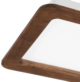 LED Spot WOODY 17W 230V 3000K cireș 18,5x18,5 cm