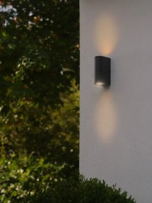 Aplica de perete exterior IP44 Dion Double Black