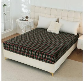 Cearsaf Cocolino microplus cu elastic GLENMOORE 200x200 cm verde