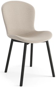 MAZZONI EXPORT FIORA Bej (material Basel 24) - SCAUN MODERN TAPIȚAT PENTRU SALON/SUFRAGERIE LOFT