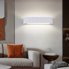 Brilagi - Aplica LED dimerizabilă FALCON MODERN LED/14W/230V 40 cm albă + telecomandă