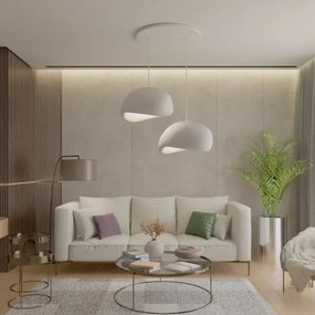 Brilagi - Lustră suspendată pe cablu WABI SABI 2xE27/40W/230V albă