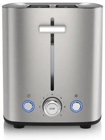 Prăjitor de pâine cu două fante și accesoriu Niceboy ION Cruncher C4 850W/230V oțel inoxidabil