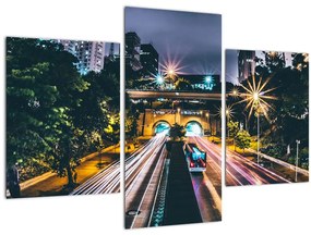 Tablou - Oraș de noapte (90x60 cm)
