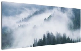 Tablou - Copacii în ceață (120x50 cm)