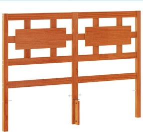 vidaXL Tăblie de pat, maro ceruit, 135 cm, lemn masiv de pin