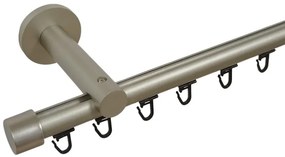 Galerie SIMPLA PRINDERE PERETE TEAVA PROFIL 19 MM -DOP- CROM MAT (Alege marime: 400 cm)