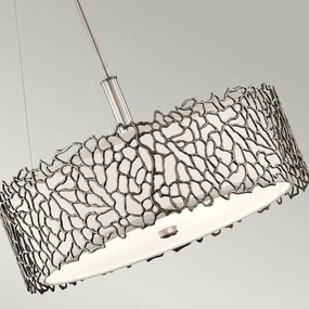 Lustră pe cablu SILVER CORAL 3xE27/100W/230V crom Kichler
