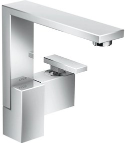 Baterie lavoar baie crom cu ventil click-clack, Hansgrohe Axor Edge 190 Crom lucios