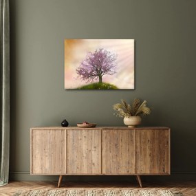 Tablou - Copacul înflorit în deal (70x50 cm)