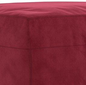 Banca, rosu vin, 70x35x41 cm, catifea Bordo, 70 x 35 x 41 cm