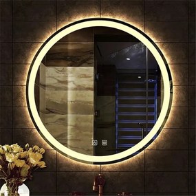 Oglinda Baie Cu Led, 70Cm, Functie Dezaburire, Lumina calda -rece, Esn 05.1