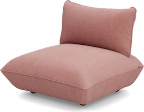 Scaun modul Sumo din catifea reiată, culori multiple - Fatboy Culoare: roz pal