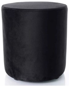 Taburet Caen B Velvet, negru