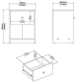 Noptieră neagră May – Tvilum