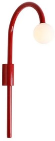 Aplica de perete LED design minimalist ENIGMA, Coral red