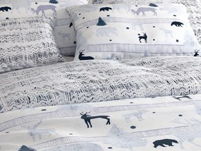 Lenjerie de pat din bumbac alb, REN Dimensiune lenjerie de pat: 70 x 90 cm | 140 x 220 cm