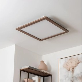 Eglo - Plafonieră LED aplicată SALOBRENA LED/31W/230V maro închis