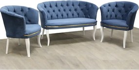 Canapea Milano culoare albastru 2 locuri