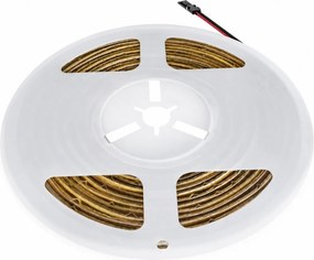 Banda LED COB GTV pentru mobilier, rezistenta la apa, lumina neutra, 480 LED m, 800 lm m, 24V, IP65, 5 m Alb neutru, 24 V, 10 W m, LED Cob, 800 lm m,