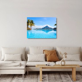 Tablou pe sticlă - Bora-Bora, Polinezia Franceză (70x50 cm)