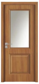 Usa Interior din MDF Novo Doors ND10 LUX PREMIUM, Cadru din Lemn Masiv, KIT COMPLET, Toc Reglabil de 10 CM INCLUS, Plinta pe Ambele Parti (Culoare:
