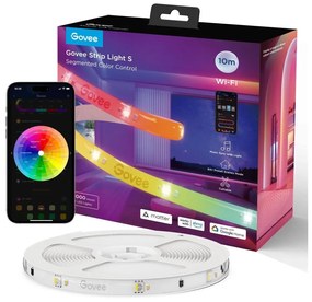 Bandă Govee Wi-Fi RGBICW Smart PRO LED 10m MATTER extra durabilă