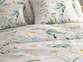Lenjerie de pat din microfibra ELYSIA, gri deschis Dimensiune lenjerie de pat: 2 buc 70 x 80 cm | 160 x 200 cm