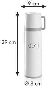 Termos cu cană Tescoma CONSTANT CREAM, 0,7 l