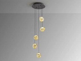 Lustra LED suspendata design decorativ modern Zaria 5L
