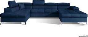 Colțar lemn masiv Formă U Extensibil Linde 345x202cm Personalizabil