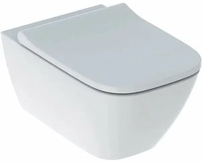 Set vas wc suspendat si capac slim soft close Geberit Smyle Square