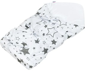 Păturică de înfășat New Baby Classic Stele gri